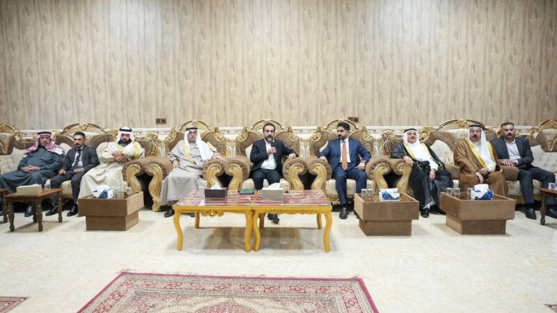 الرئيس الحلبوسي يواصل جولاته في غرب الأنبار