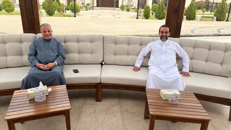 أبو مازن عن لقائه بالرئيس الحلبوسي: “توكلنا على الله”