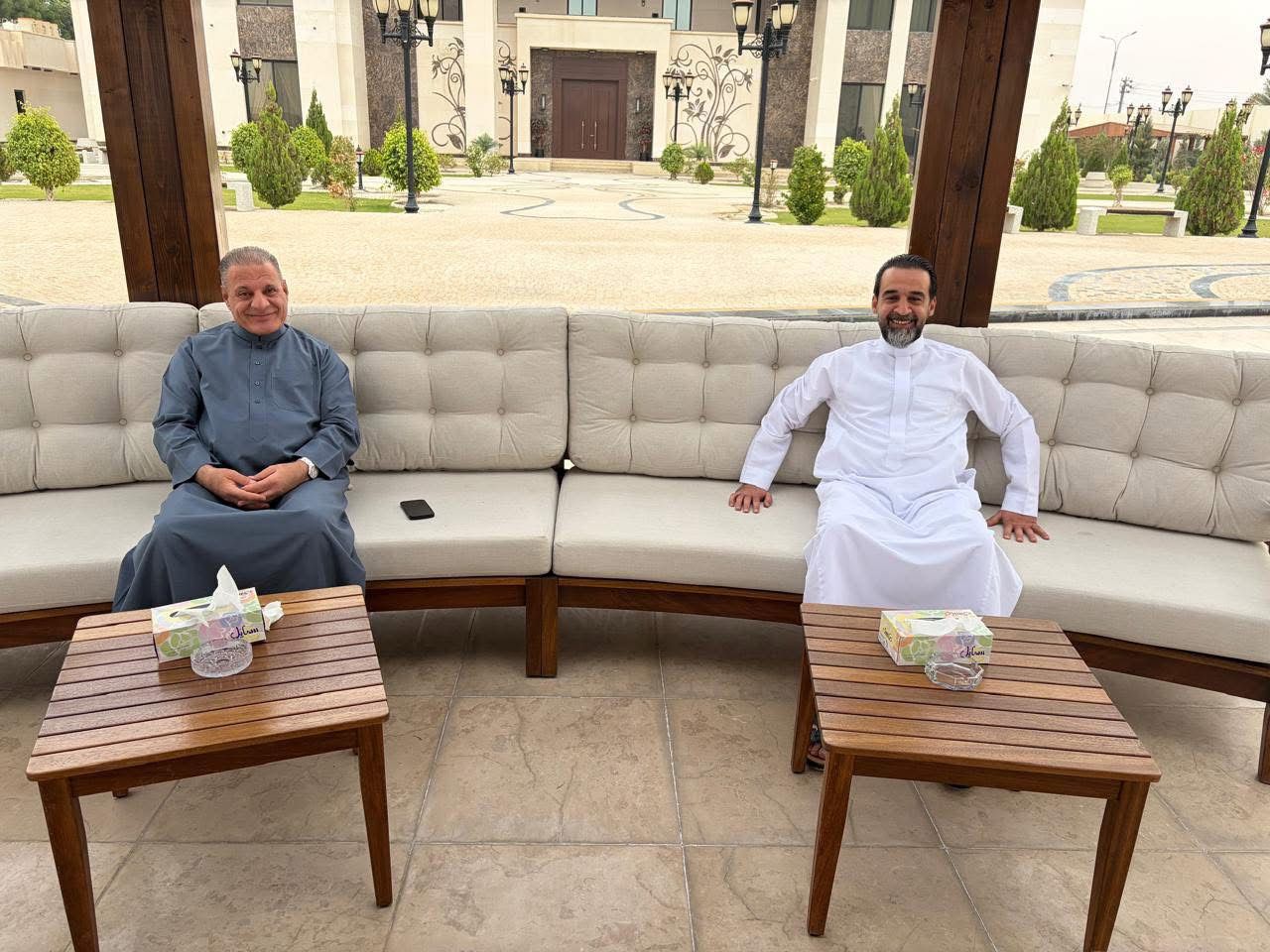 أبو مازن عن لقائه بالرئيس الحلبوسي: “توكلنا على الله”