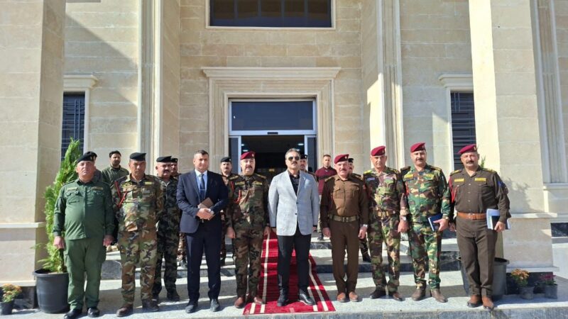 رئيس هيأة المنافذ الحدودية يفتتح بنايات جديدة في منفذ القائم الحدودي بالأنبار