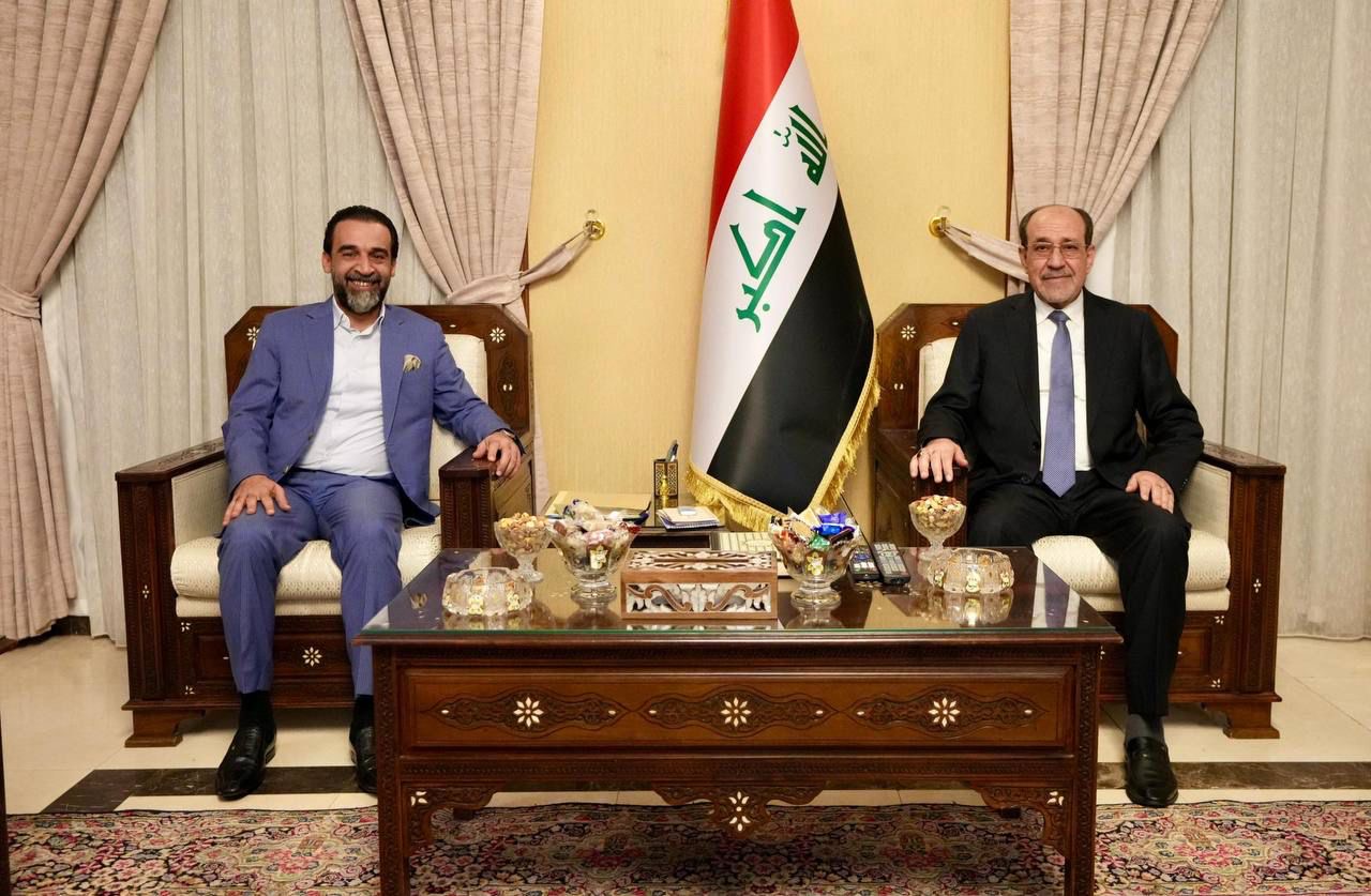 الرئيس الحلبوسي والمالكي.. لقاء يحدد ملامح الحكومة الجديدة