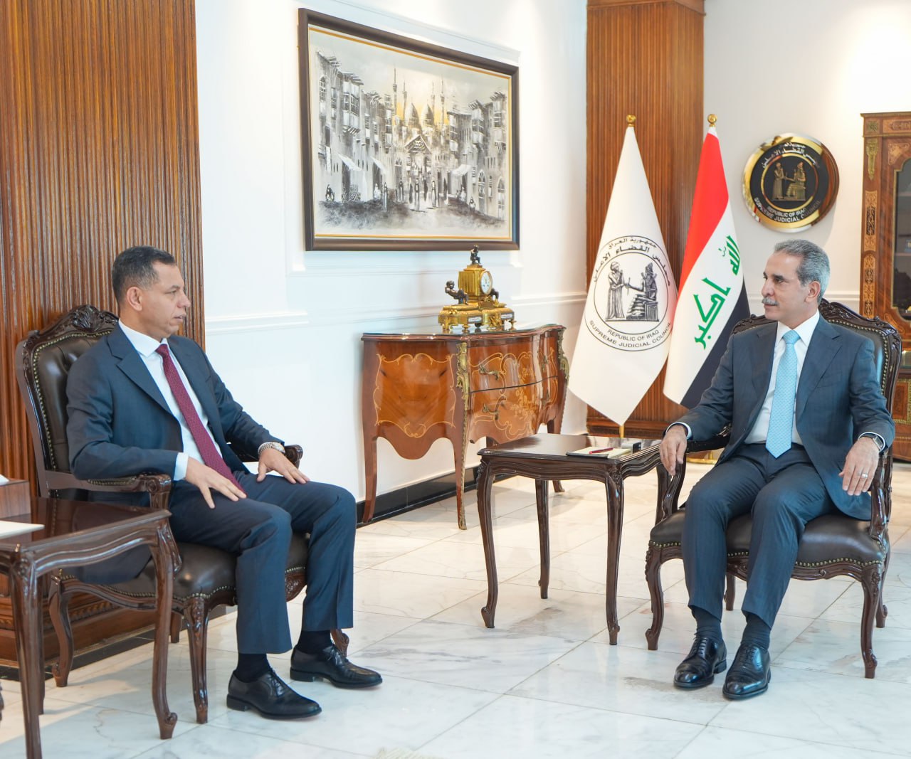 القاضي زيدان يؤكد على أهمية الحفاظ على المنجز الديمقراطي