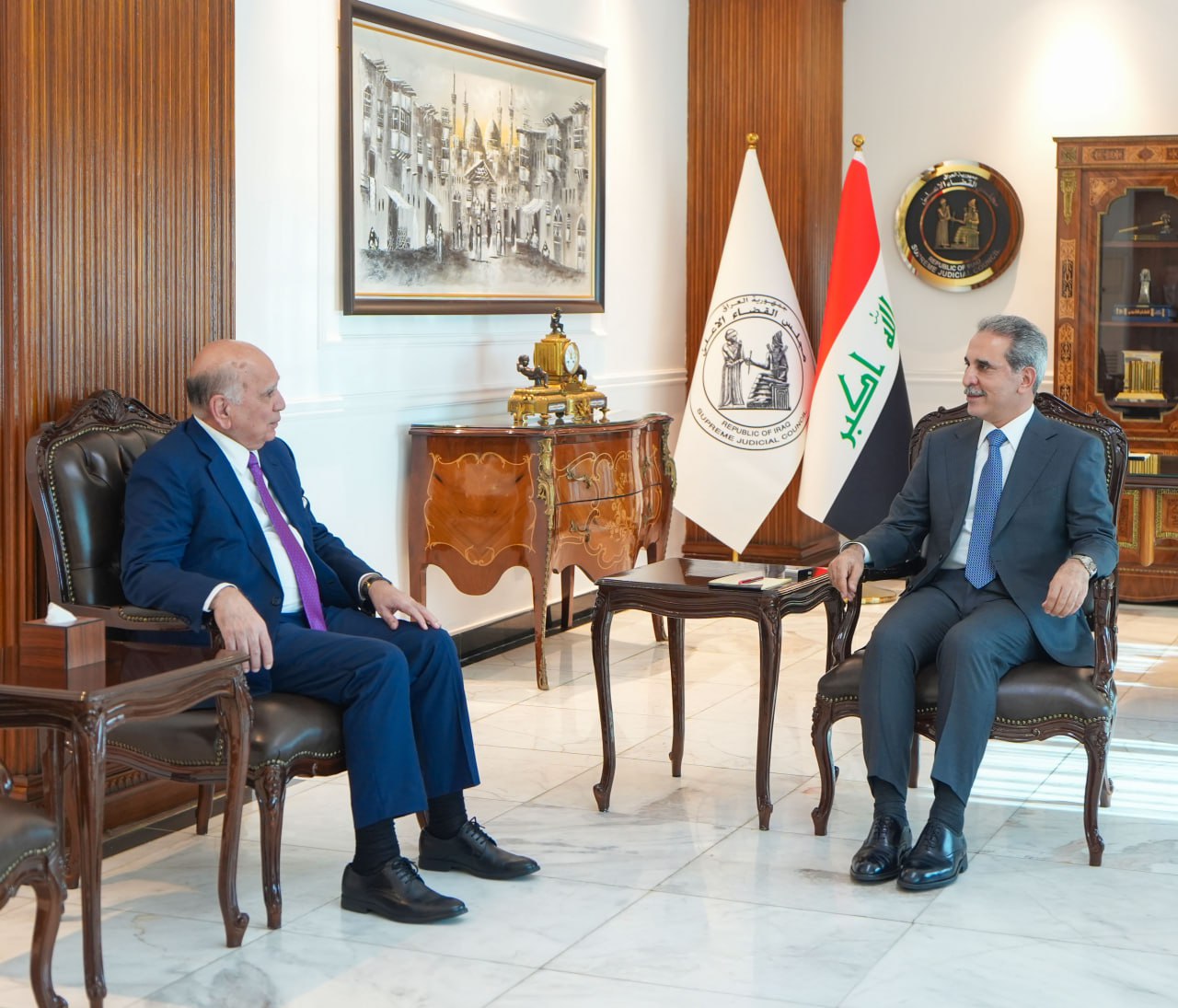 الرئيس زيدان يبحث مع وزير الخارجية الإسراع بتشكيل الحكومة