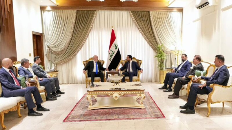 الرئيس الحلبوسي يبحث مع  الوطني الكردستاني حسم الاستحقاقات الدستورية