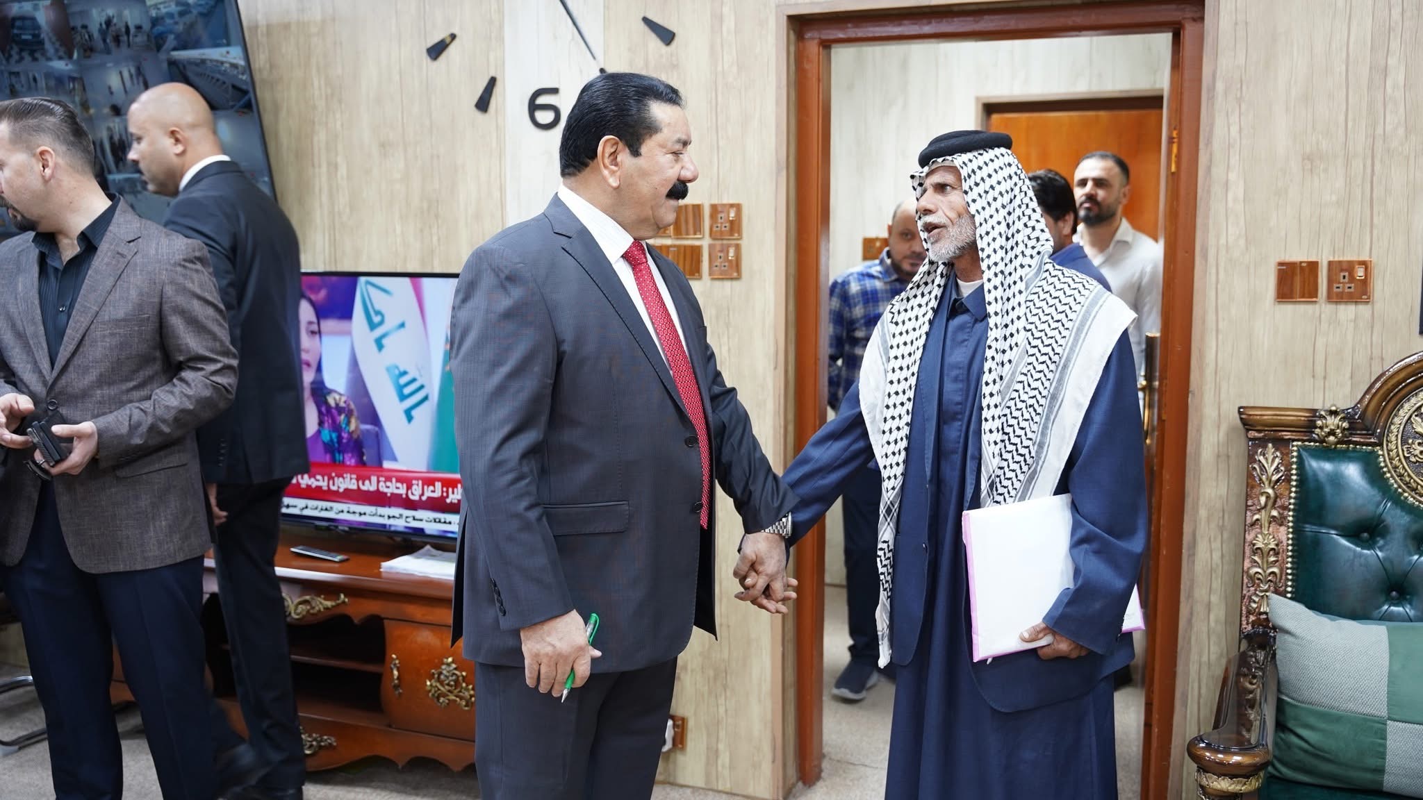جولة لمدير تربية الأنبار لمتابعة العمل والخدمات