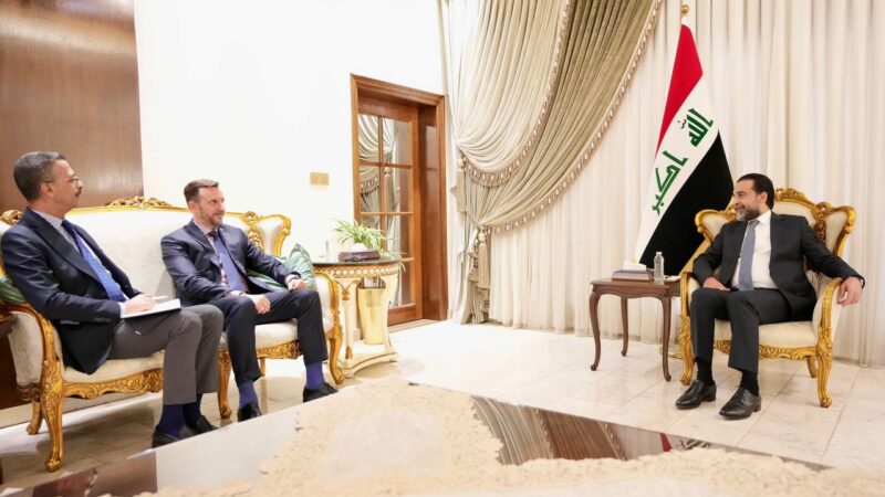 الرئيس الحلبوسي يبحث مع السفيرين الفرنسي والإيطالي مستجدات المشهد السياسي