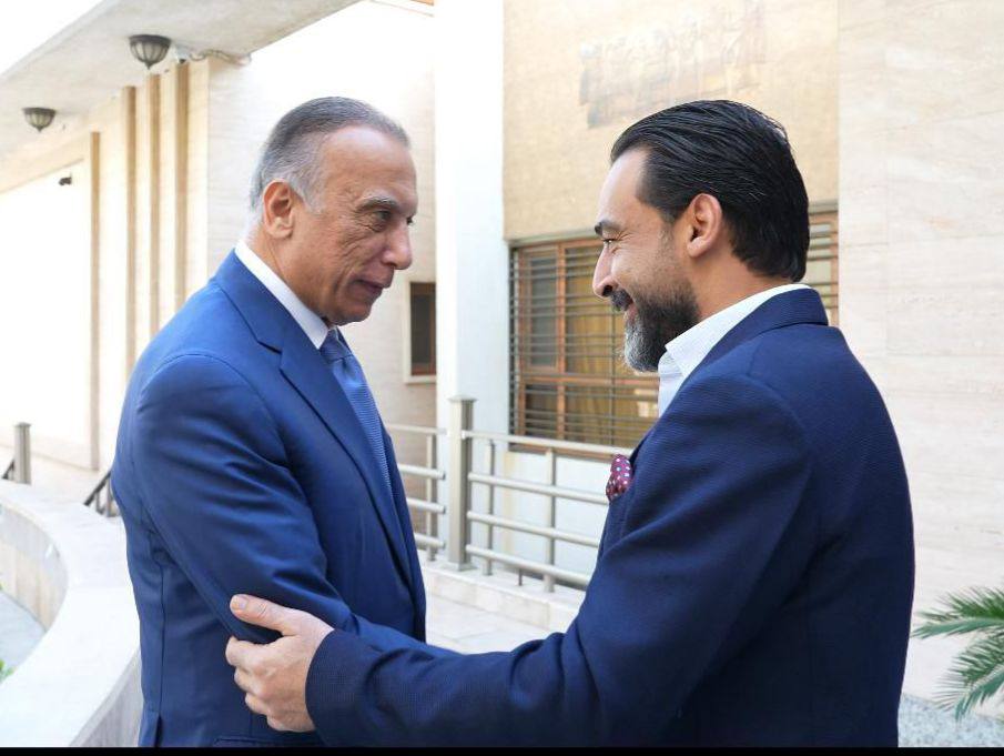 الرئيس الحلبوسي يبحث مع الكاظمي التطورات السياسية والاستحقاقات الدستوري
