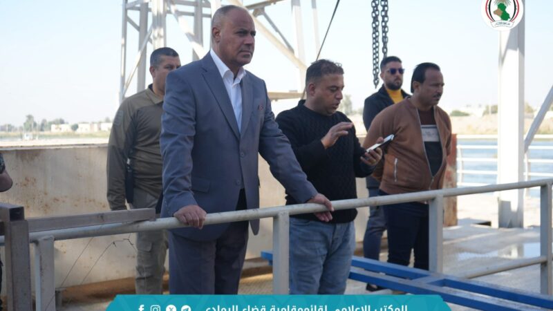 قائممقام الرمادي يتابع أعمال صيانة جسر الجزيرة للإسراع بإنجازه