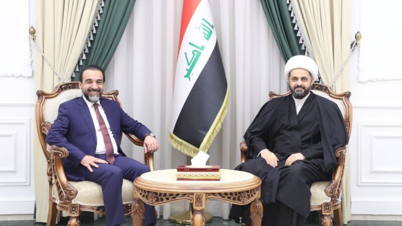 الرئيس الحلبوسي والخزعلي يؤكدان أهمية الإسراع بتشكيل الحكومة وتعزيز الاستقرار السياسي