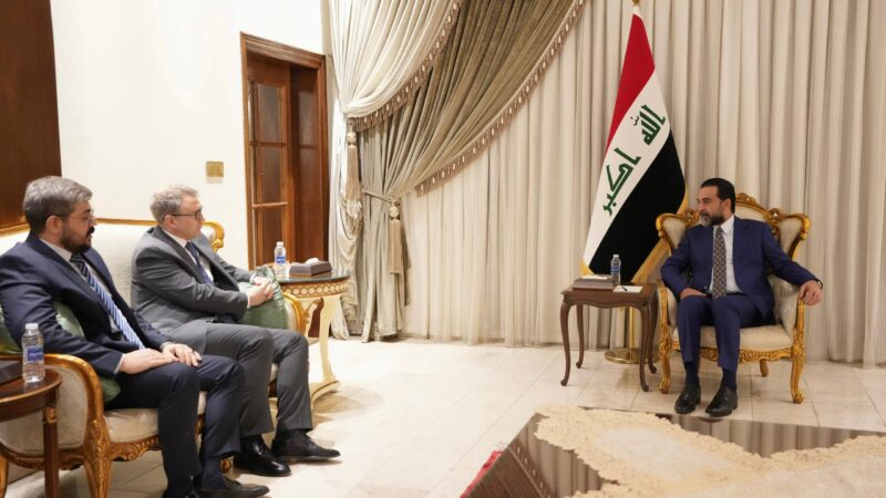 الرئيس الحلبوسي يستقبل السفير التركي ويبحث معه الأوضاع السياسية