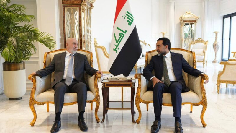 الرئيس محمد الحلبوسي يستقبل رئيس الجمهورية ويبحث معه مستجدات الأوضاع السياسية